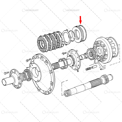 ORING TRANSMISIE CASE IH, FIAT, FORD, NEW HOLLAND, STEYR, HI-LO Ø 134.5 X 142 X 3.2 MM [1]