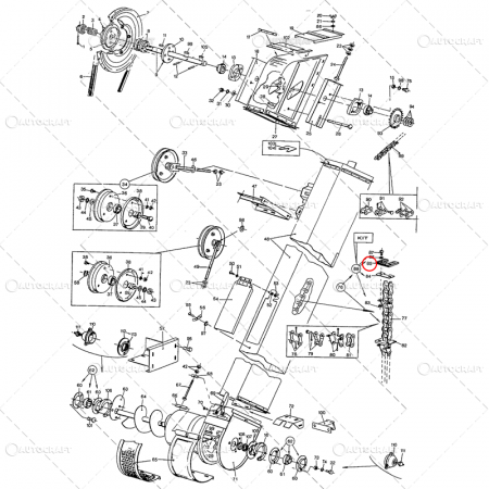 PALETA CAUCIUC CUPA LANT ELEVATOR COMBINA NEW HOLLAND, LAVERDA [2]
