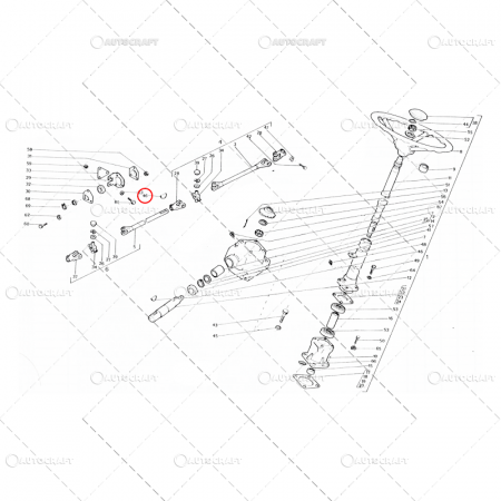 Piese tractor - PANA CARDAN DIRECTIE 5X7.5 UTB TRACTOR U650