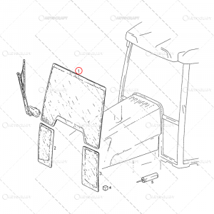 Model tractor - PARBRIZ CASE IH