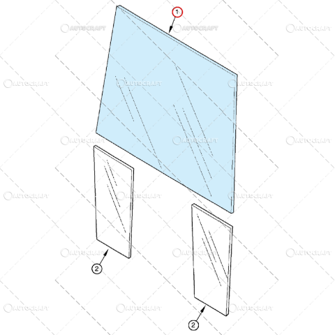 PARBRIZ CASE IH LP, DE LUXE, STANDARD [1]