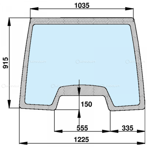 CS105Pro - PARBRIZ CASE IH, NEW HOLLAND, STEYR