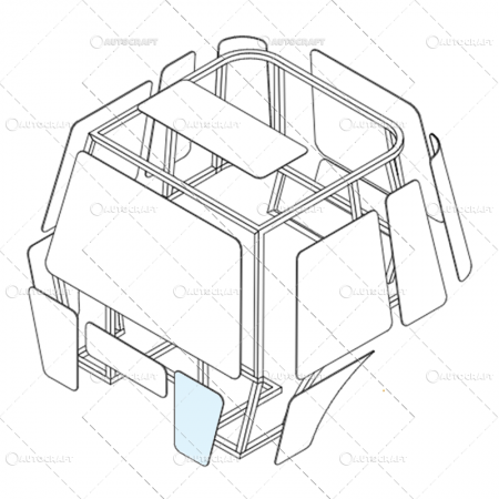 PARBRIZ DEDESUBT STANGA CASE IH [2]