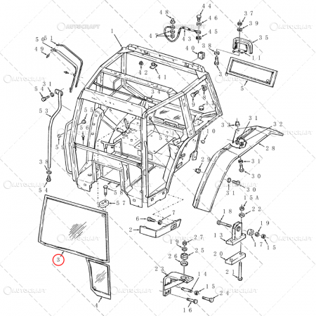 PARBRIZ FIAT, FORD, NEW HOLLAND, CASE IH [1]