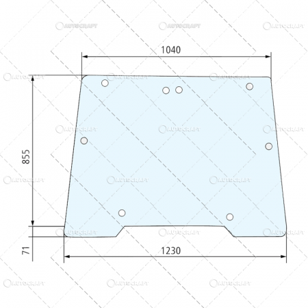 Piese tractor - PARBRIZ RABATABIL CU TELESCOP CABINA CASE IH