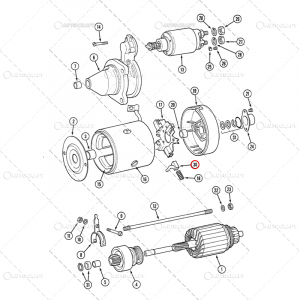 SET PERII ELECTROMOTOR DEMAROR CASE IH [2]