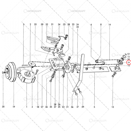 PINION Z=15 APARAT GHIDAJ ATA PRESA BALOTI WELGER [1]