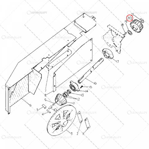 PINION APARAT LEGAT PRESA BALOTI INTERNATIONAL Z=18 [1]