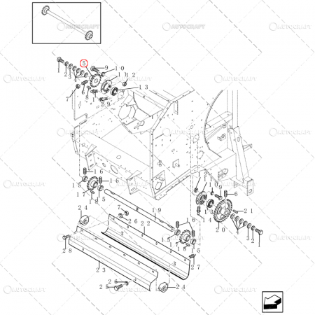 PINION AX ROLE PRESA BALOTI NEW HOLLAND [1]