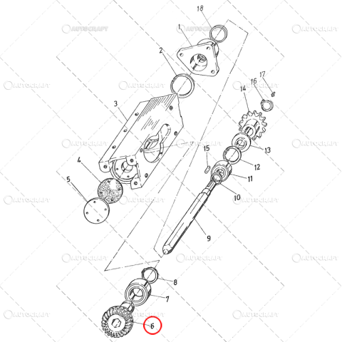 PINION AX VALT CULEGATOARE PORUMB FI103.7x78 ZMAJ 214, 222 [1]