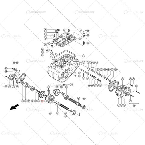 PINION DUBLU CUTIE DE VITEZE Z38, Z26 COMBINA CLAAS [1]