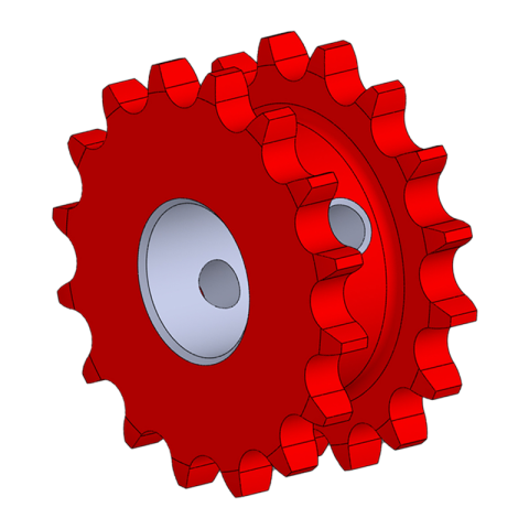 SIP - PINION DUBLU LANT AX VALTURI DEPANUSATORI CULEGATOARE PORUMB SIP FI 70x30