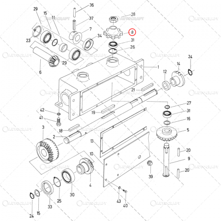 PINION GRUP CULEGATOARE PORUMB SIP FI 108x27.2 [3]
