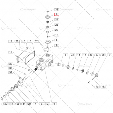 PINION GRUP CULEGATOARE PORUMB SIP FI 108x27.2 [4]