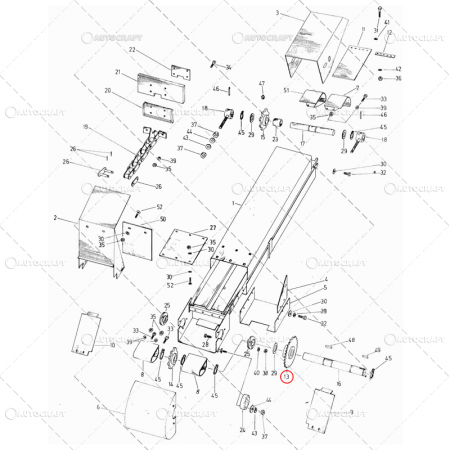PINION LANT ELEVATOR CULEGATOARE PORUMB SIP FI 166/30x30 [1]