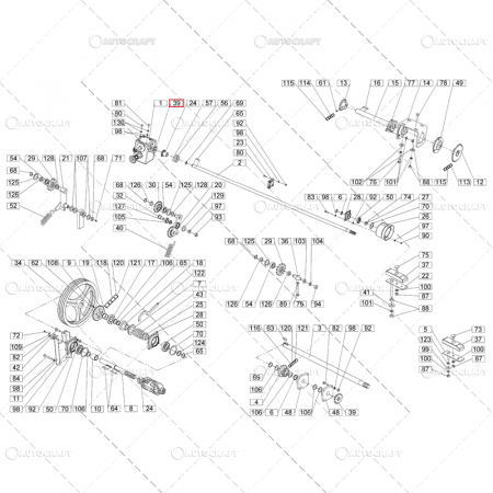 PINION LANT REDUCTOR CULEGATOARE PORUMB SIP FI 93X30.2 [3]