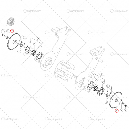 PINION Z=40 PICK-UP PRESA BALOTI WELGER [1]