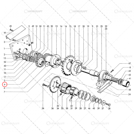 PINION PICK-UP PRESA BALOTI WELGER [1]