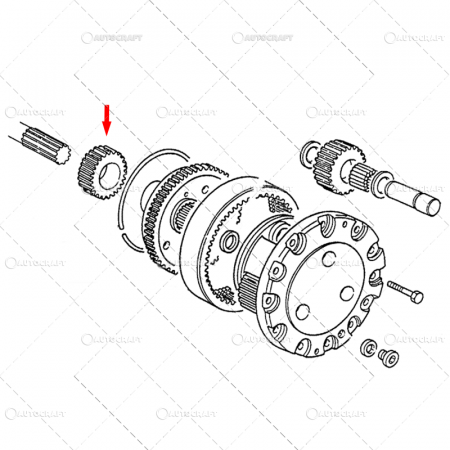 Piese tractor - PINION PLANETAR FATA FIAT Z=15