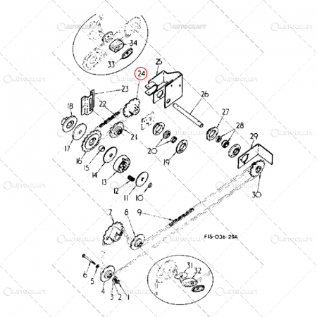 Balotiera - PINION LANT CA320 PRESA BALOTI PATRATI INTERNATIONAL