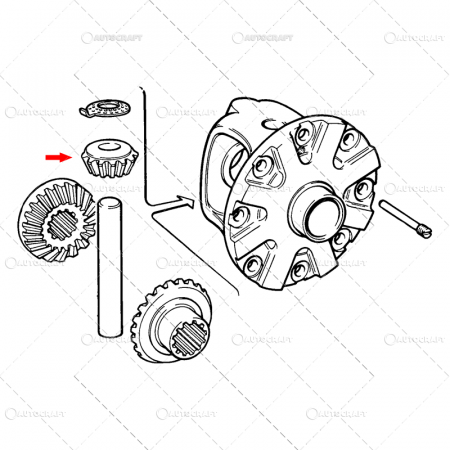 PINION SATELIT DIFERENTIAL SPATE FIAT, NEW HOLLAND [2]