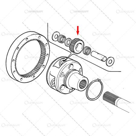 PINION Z=26 SATELIT SPATE FIAT [1]