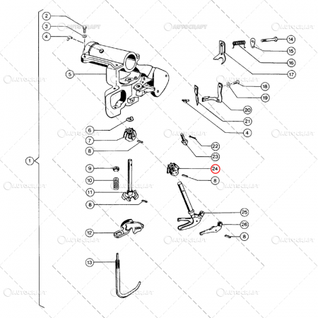 PINION CIOC APARAT INODATOR PRESA BALOTI CLAAS [3]