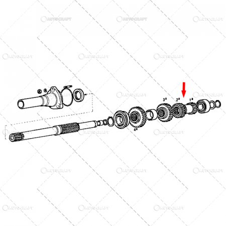Cutie de viteze - PINION VITEZA 1-2 FIAT