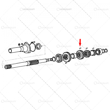 Cutie de viteze - PINION VITEZA 3 FIAT