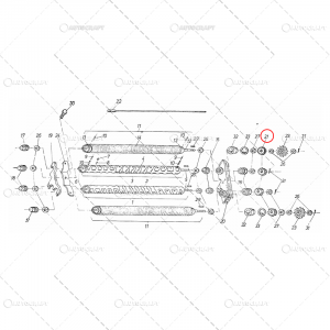 PINION Z=10 CULEGATOARE PORUMB ZMAJ, SIP [3]