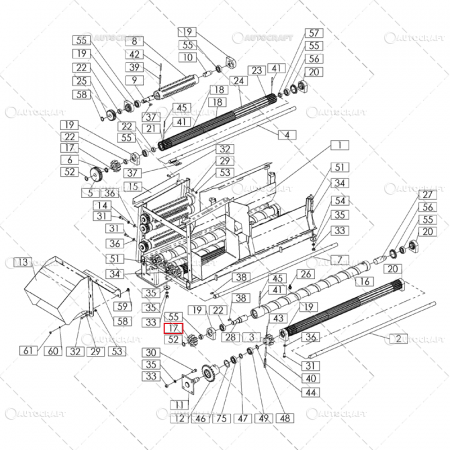 PINION Z=10 CULEGATOARE PORUMB ZMAJ, SIP [1]