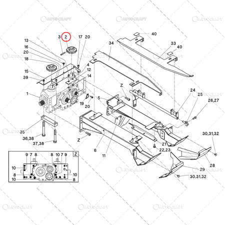 PINION Z=10 GRUP HEDER PORUMB GERINGHOFF [1]