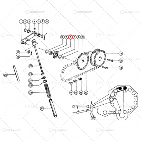 PINION Z=13 D=52 ROLE PRESA BALOTI CLAAS [1]