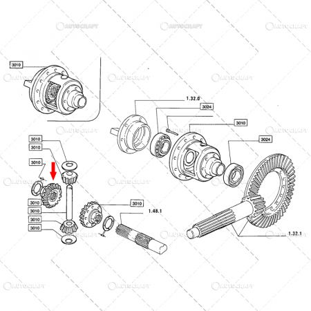 PINION Z=19 CARCASA DIFERENTIAL FIAT