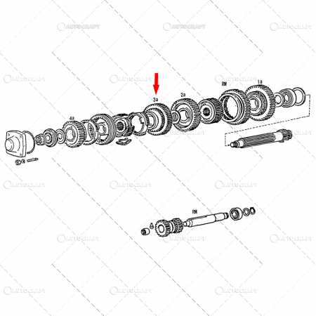 PINION Z=36 CUTIE VITEZA 3 TRACTOR FIAT, CASE IH, NEW HOLLAND, FORD [2]