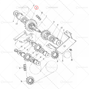 Zmaj - PINION Z= CULEGATOARE PORUMB ZMAJ