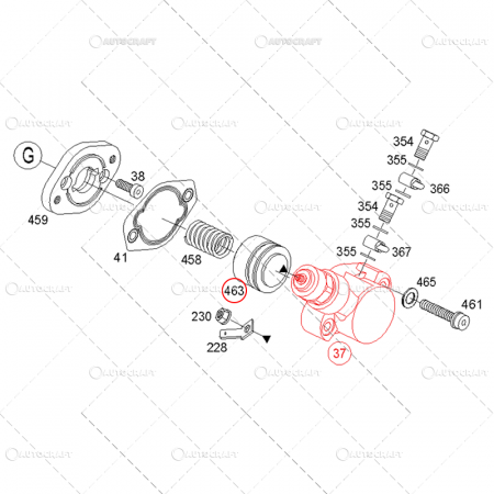 PISTON POMPA INJECTIE NEW HOLLAND, CASE IH [2]