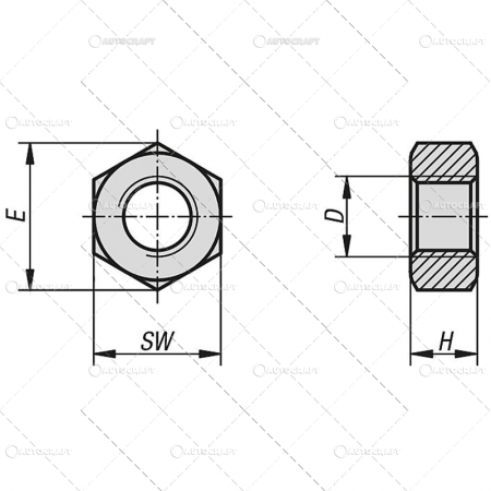 Tip bolt partial filetat DIN 931 - PIULITA HEXAGONALA DIN 934 OTEL ZINCAT GRUPA 8