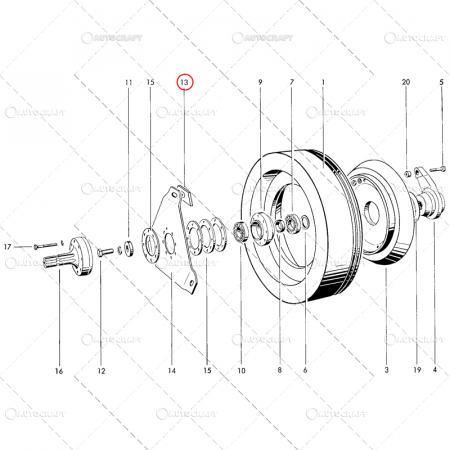 PLACUTA FERODOU PRESA BALOTI WELGER [2]