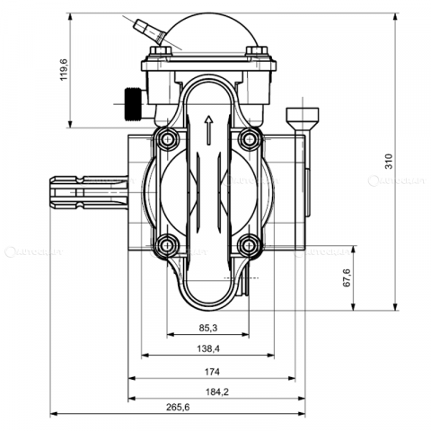 POMPA ERBICIDAT AGROPLAST 120 L/MIN P-100 [1]