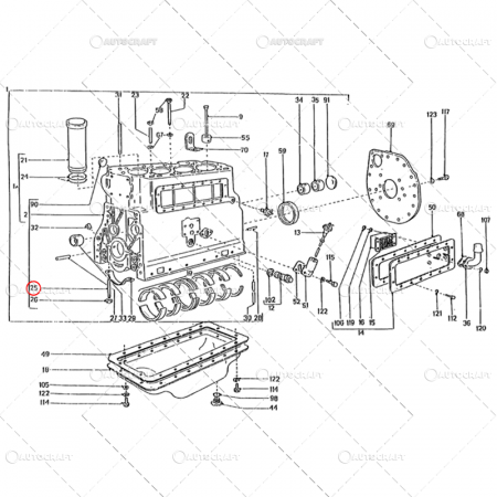 Piese tractor - PREZON PALIERE CU PIULITA TRACTOR U650 103.01.143