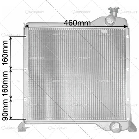 RADIATOR CUPRU CASE IH CU CLIMA A/C [2]
