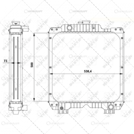 RADIATOR RACIRE APA NEW HOLLAND, CASE IH, FPT [2]