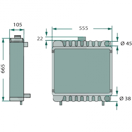 RADIATOR RACIRE APA FIAT [1]