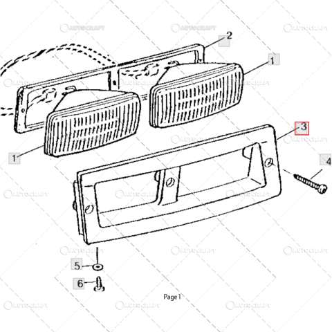 RAMA LAMPA FATA STANGA SAU DREAPTA CABINA JOHN DEERE [1]
