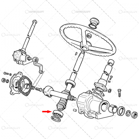 Caseta directie - RULMENT AX CASETA DIRECTIE FIAT