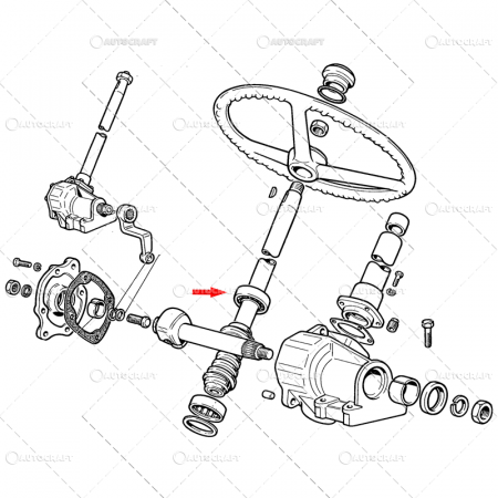 Caseta directie - RULMENT AX CASETA DIRECTIE FIAT