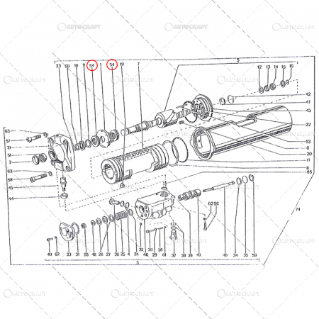 Piese tractor - RULMENT AX COMANDA SERVODIRECTIE TRACTOR U650