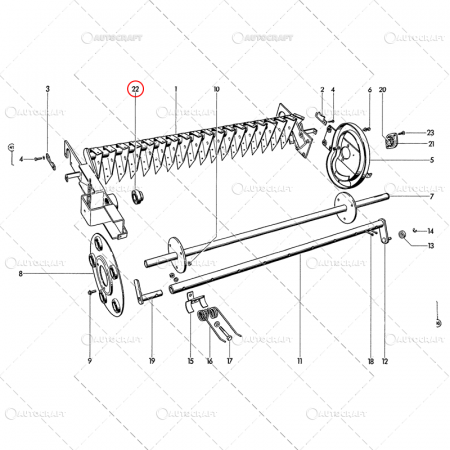 AP38 - RULMENT AX PICK-UP PRESA BALOTI WELGER