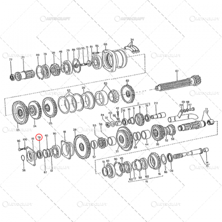 Piese tractor - RULMENT CARCASA RULMENT AX INTERMEDIAR CARCASA RULMENT AX PRIZA